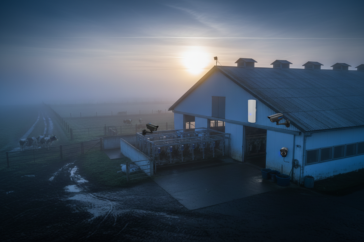 奶牛场监控网络